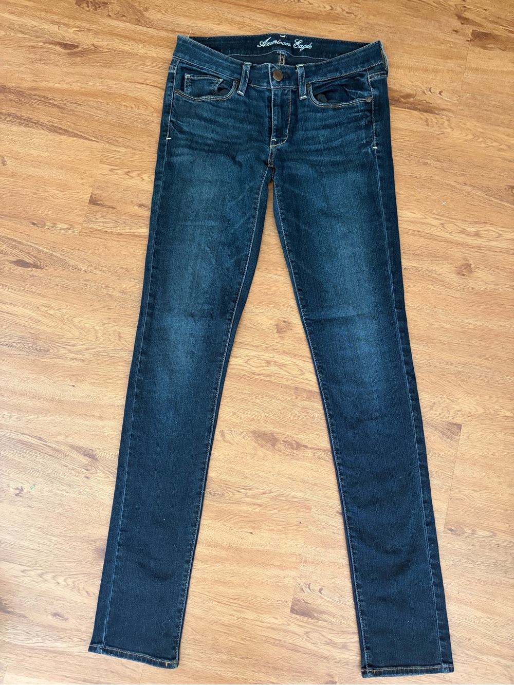 American Eagle Outfitters Dark Blue Skinny Jeans